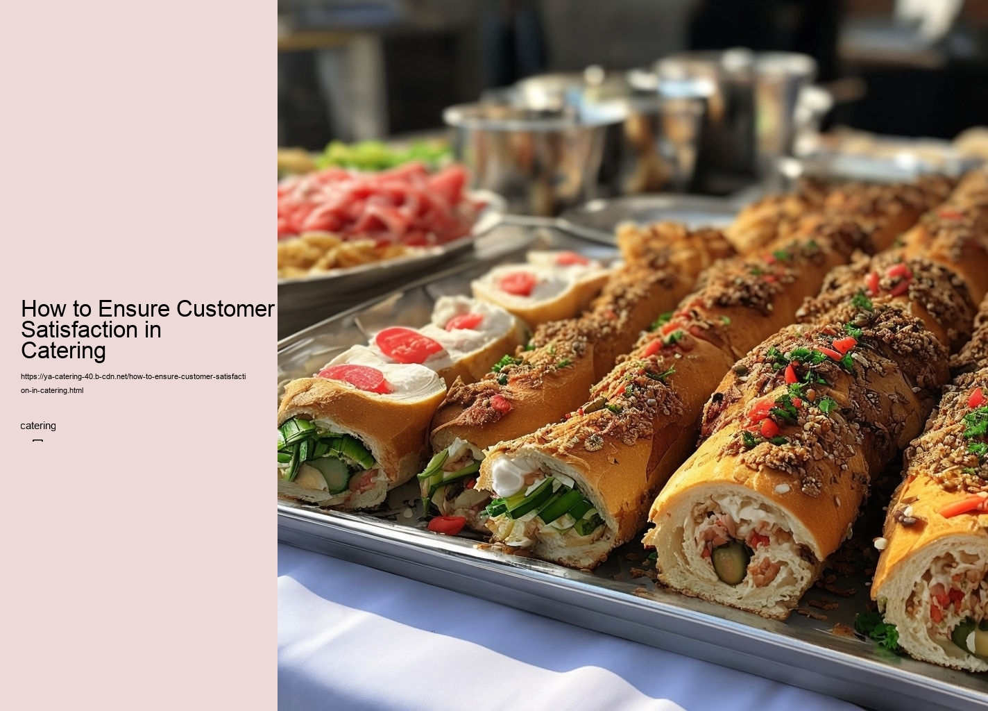 How to Ensure Customer Satisfaction in Catering